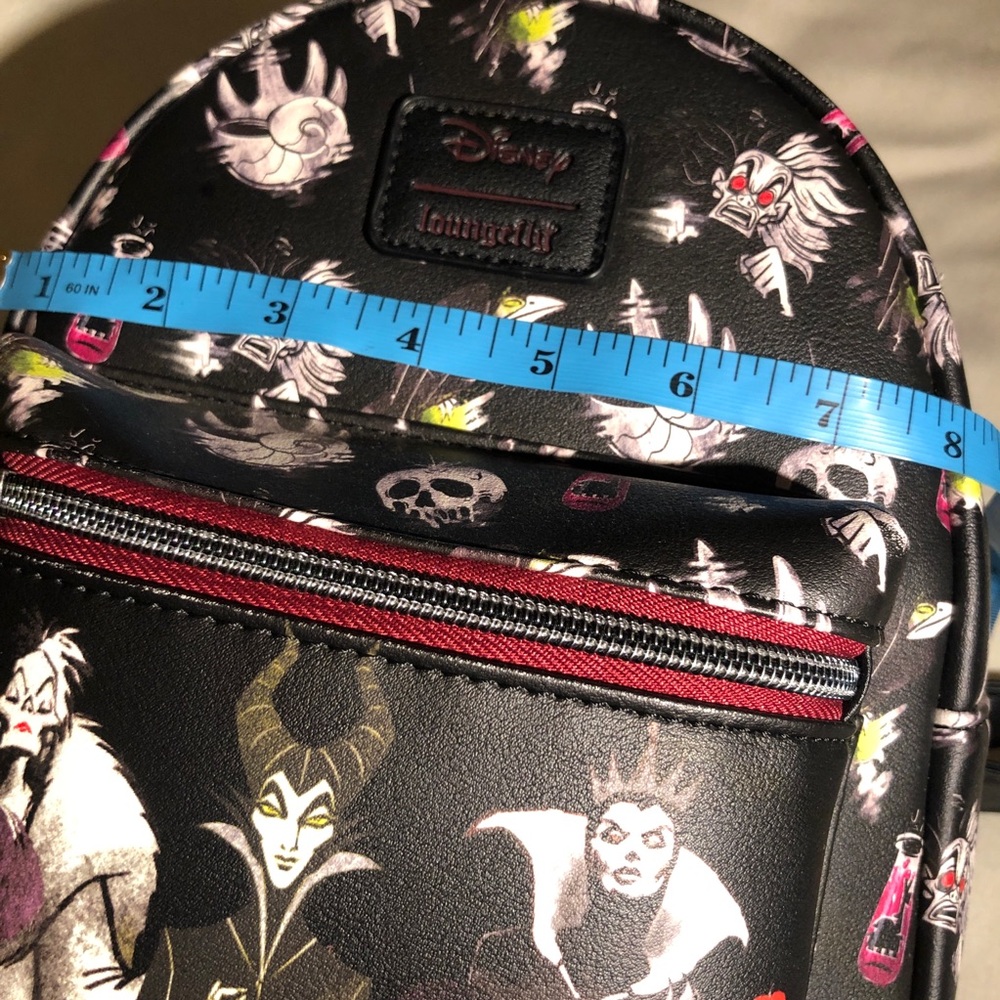 Disney Loungefly Villains Darkness Mini Backpack - Picture 5 of 9